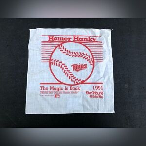 Twins Homer Hanky